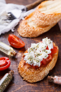 Garlic Bread with Cheese and Mushroom